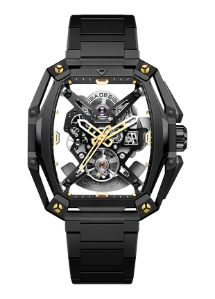 CIGA DESIGN Hunter Gold Automatic Skeleton Watch