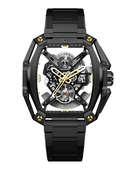 CIGA DESIGN Hunter Gold Automatic Skeleton Watch