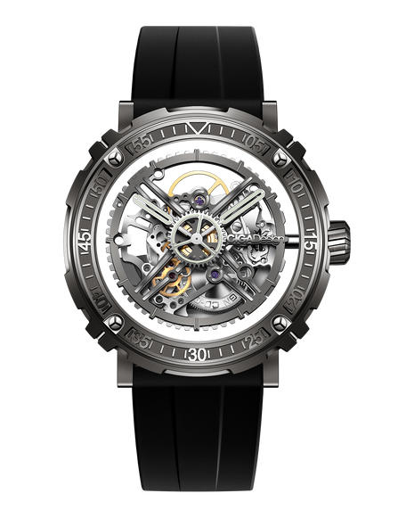 CIGA Design Magician titanium interchangeable round case front view