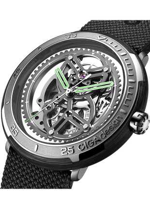 CIGA DESIGN Vector Carbon Fiber Automatic Skeleton Watch