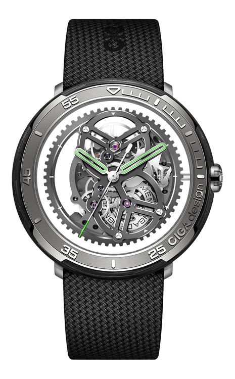 CIGA DESIGN Vector Carbon Fiber Automatic Skeleton Watch
