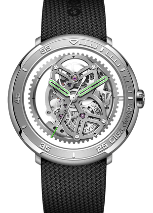 CIGA DESIGN Vector Stainless Steel Automatic Skeleton Watch Front