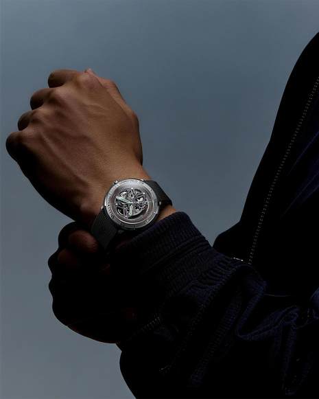 CIGA DESIGN Vector Stainless Steel Automatic Skeleton Watch Wristshot