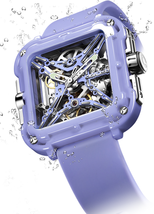 CIGA Design X Series Machina Purple case angled structural detail