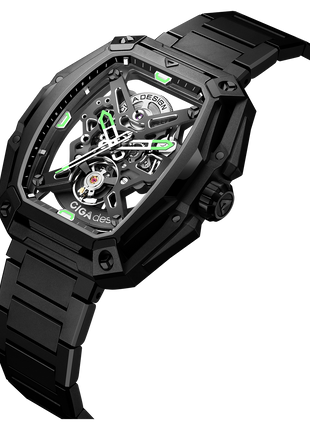 CIGA Design Z Series Hunter Black angular case profile detail