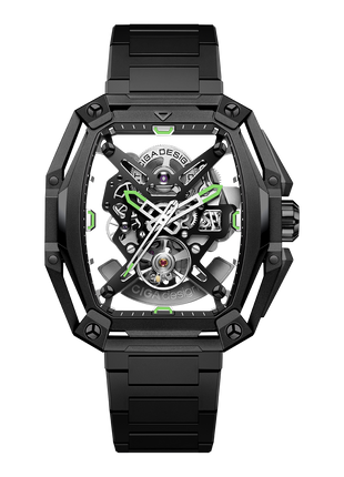 CIGA Design Z Series Hunter Black automatic watch front view