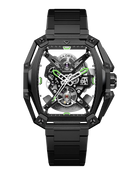 CIGA Design Z Series Hunter Black automatic watch front view