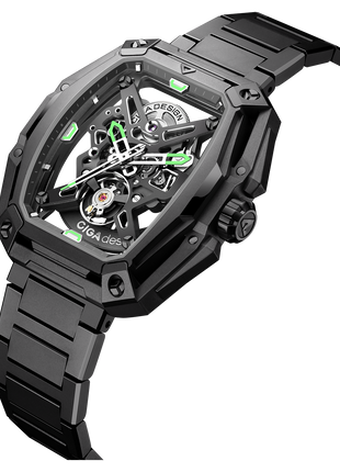 CIGA Design Z Series Hunter Carbon angular case profile detail