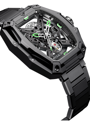 CIGA Design Z Series Hunter Carbon angular case profile detail left