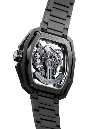 CIGA Design Z Series Hunter Carbon automatic movement exhibition caseback