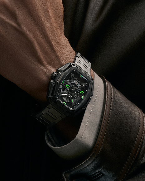 CIGA Design Z Series Hunter Carbon watch worn on wrist