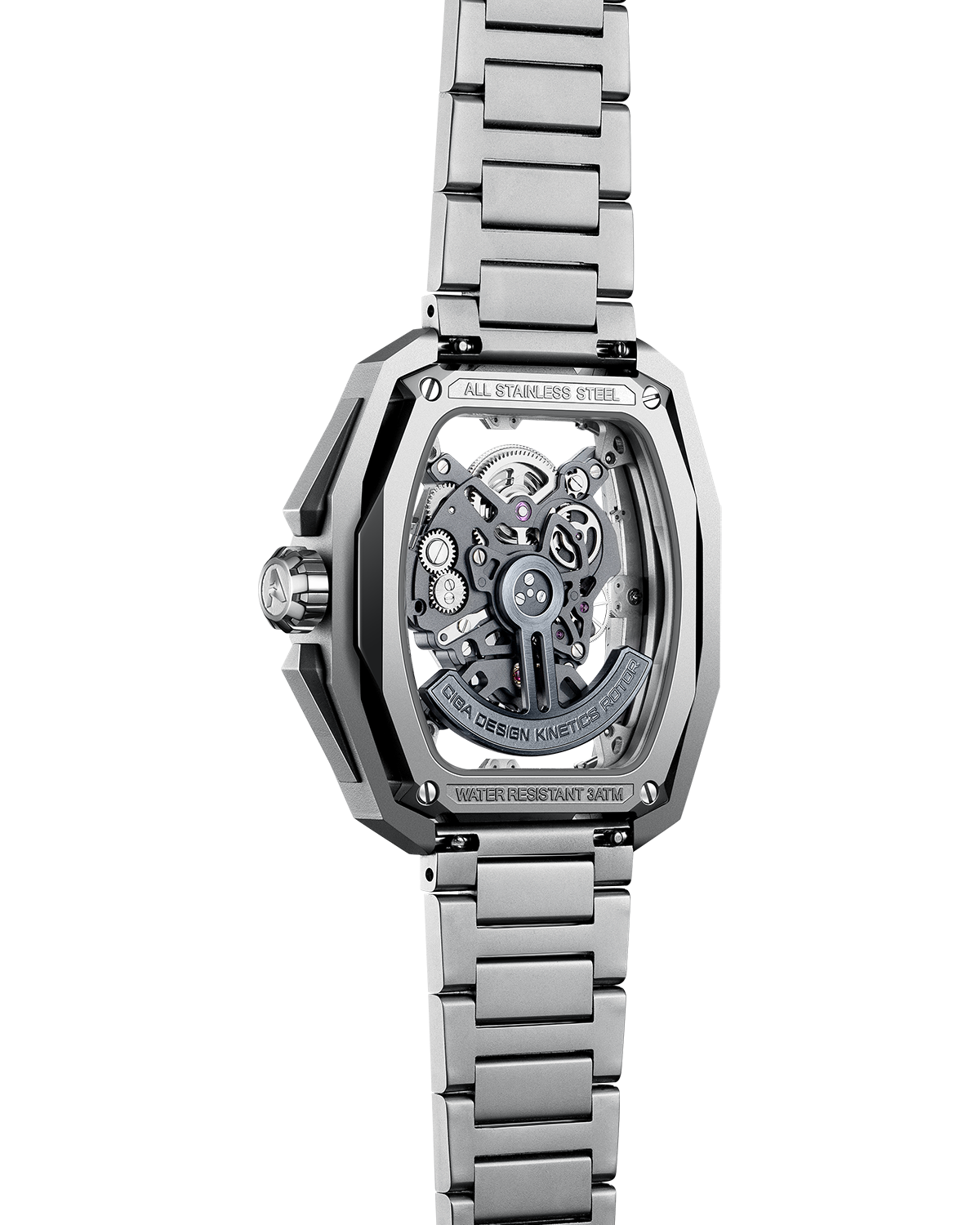 CIGA Design Z Hunter Silver Skeleton Watch | RAW SG