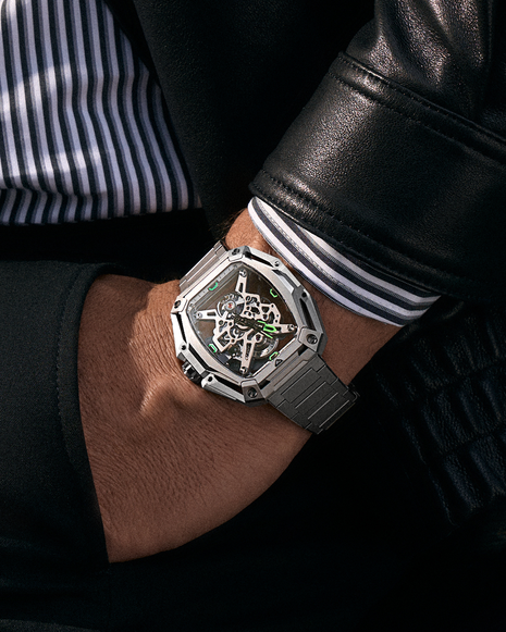 CIGA Design Z Hunter Silver watch worn on wrist