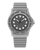 Horizon Nemo Grey Matters Grey Wave 40mm automatic watch with textured grey dial