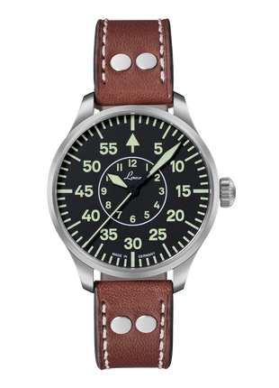 Laco Aachen 39 Type B Automatic Pilot Watch with black Flieger dial