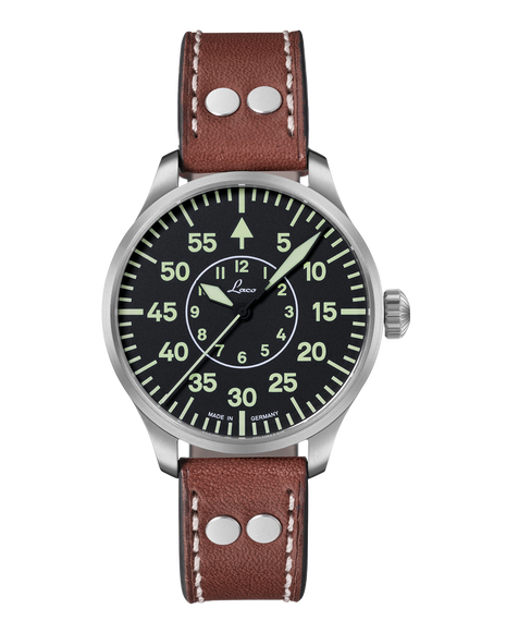 Laco Aachen 39 Type B Automatic Pilot Watch with black Flieger dial