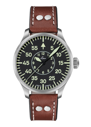 Laco Aachen 42 Type B Automatic Pilot Watch front view