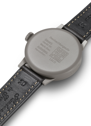 Laco Paderborn 42 Type B Automatic Pilot Watch caseback