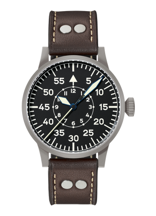Laco Paderborn 42 Type B Automatic Pilot Watch with black Flieger dial
