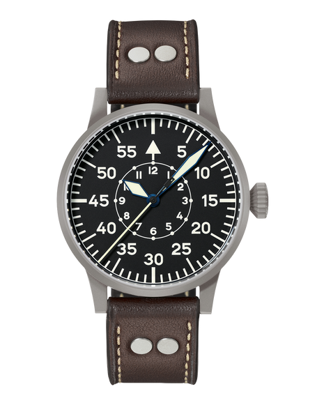 Laco Paderborn 42 Type B Automatic Pilot Watch with black Flieger dial