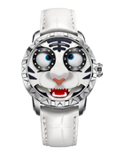 Lucky Harvey Tiger Automata 40mm White Tiger automatic watch