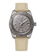 Shanghai Watch Commander Scout 37.5mm automatic watch with silver-grey dial and titanium bezel