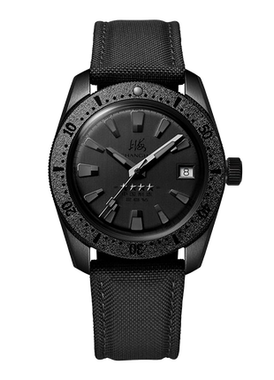 Shanghai Watch Commander Sniper 37.5mm automatic watch with black dial and gunmetal case